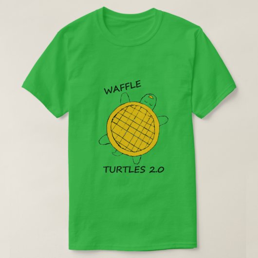 Waffel-Turtles COACH T-Shirt (Design vorne)