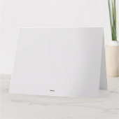 Waffel- und Himbeerfrüchtefrühstück Karte (Rückseite)