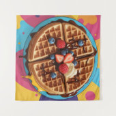Waffel Wandteppich (Vorderseite (Horizontal))