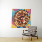 Waffel Wandteppich (Beispiel (Horizontal))