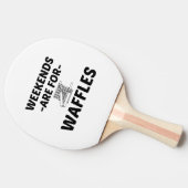 WAFFEL WEEKEND TISCHTENNIS SCHLÄGER (Seitenansicht)