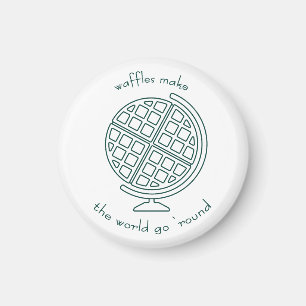Waffel-Weltmagnet Magnet