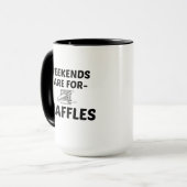 WAFFEL-WOCHENENDE TASSE (Vorderseite Links)