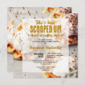 WaffelBrautparty Einladung (Vorne/Hinten)