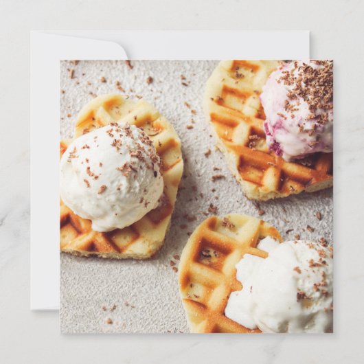 WaffelBrautparty Einladung (Rückseite)