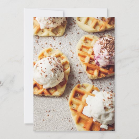 WaffelBrautparty Einladung (Rückseite)