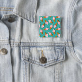 Waffelcones Eis und gefrorenes Jogurt-Muster Button (Beispiel)