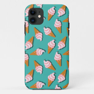 Waffelcones Eis und gefrorenes Jogurt-Muster Case-Mate iPhone Hülle