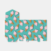 Waffelcones Eis und gefrorenes Jogurt-Muster Geschenkschachtel (Ungefaltet)