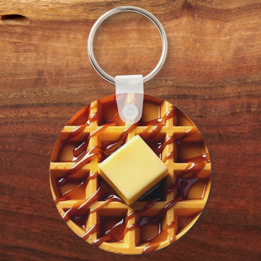 Waffeldarstellung Schlüsselanhänger (Rückseite)