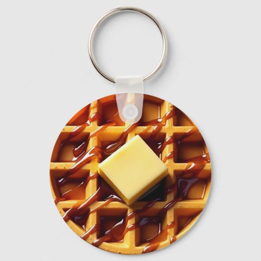 Waffeldarstellung Schlüsselanhänger (Rückseite)