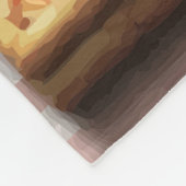 Waffeldecke aus Gingham Fleecedecke (Ecke)