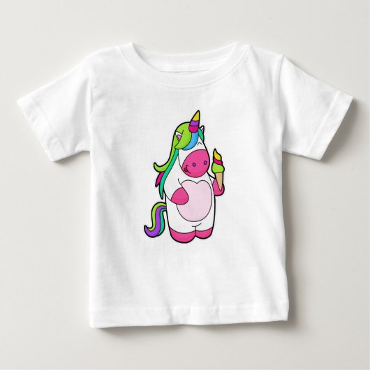 Waffeleis Baby T-shirt (Vorderseite)
