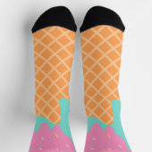 Waffeleis-Waffelkronensocken Socken (Oben)