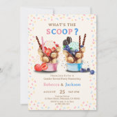 Waffeleiscreme, die er oder sie als Geschlecht off Einladung (Vorderseite)