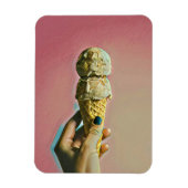 Waffeleiskegel Magnet (Vertikal)