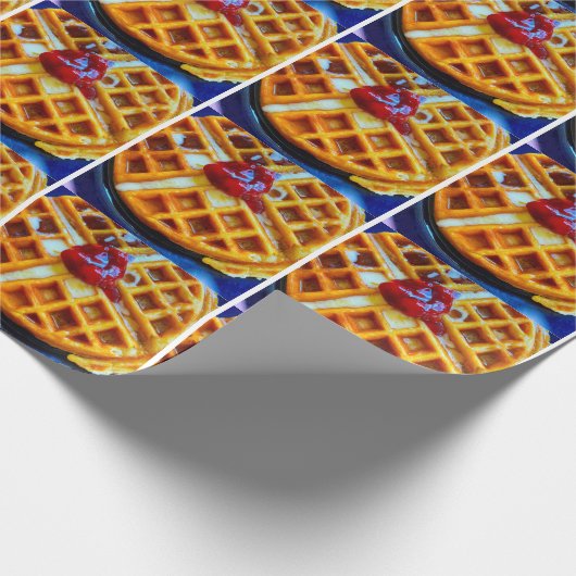 WaffelFoto Geschenkpapier (Ecke)