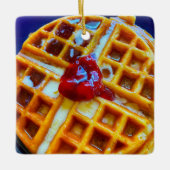 WaffelFoto Keramikornament (Vorderseite)