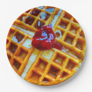 WaffelFoto Pappteller