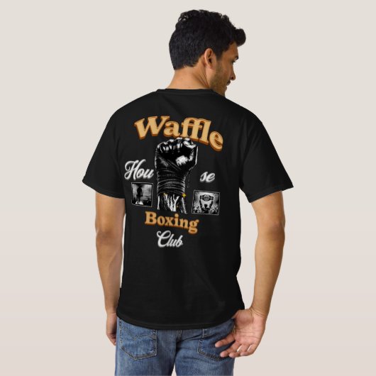 Waffelhaus-Boxclub T-Shirt (Schwarz voll)