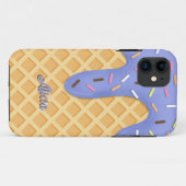 Waffelhörnchen Case-Mate iPhone Hülle (Rückseite (Horizontal))