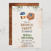 Waffelkaffee Einladung (Vorne/Hinten)