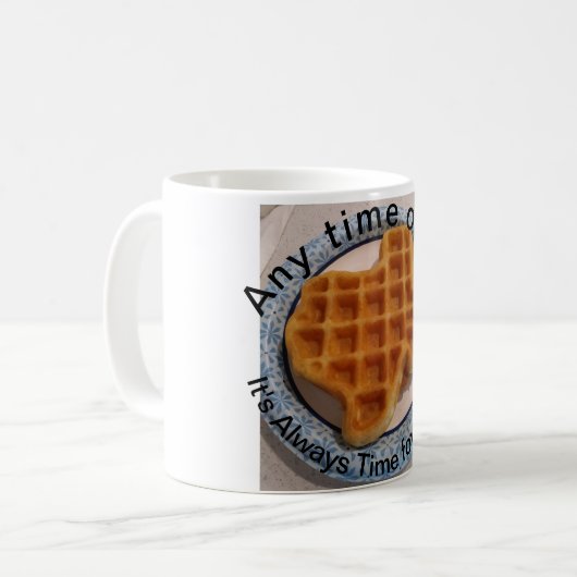 Waffelkaffee-Tasse Kaffeetasse (Vorderseite Links)