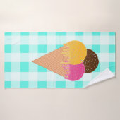 Waffelkegel Badehandtuch (Badehandtuch)