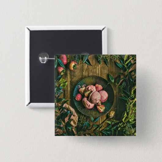 Waffelkegel Button (Vorne & Hinten)