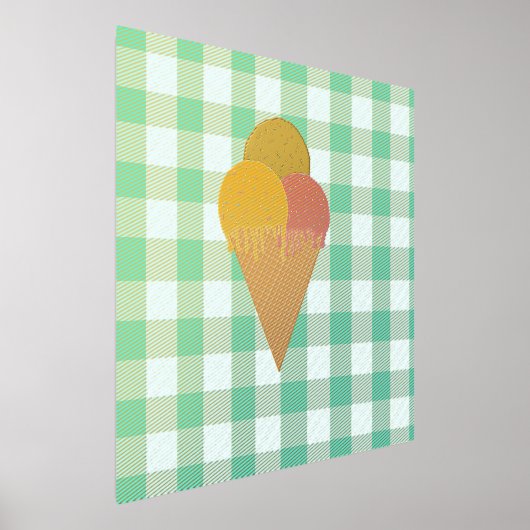 Waffelkegel Foliendrucke (Ablage )