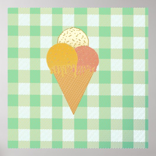 Waffelkegel Foliendrucke (Vorderseite)