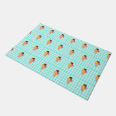 Waffelkegel Fußmatte (Schrägansicht)