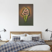 Waffelkegel Leinwanddruck (Insitu (Schlafzimmer))