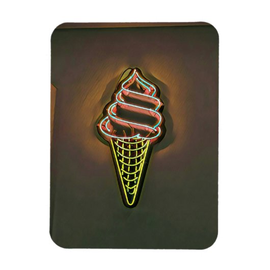 Waffelkegel Magnet (Vertikal)