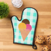 Waffelkegel Ofenhandschuh (Oben unten)