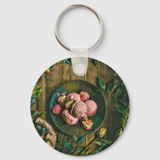 Waffelkegel Schlüsselanhänger (Vorderseite)