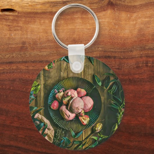 Waffelkegel Schlüsselanhänger (Vorderseite)