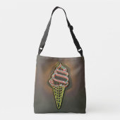 Waffelkegel Tragetaschen Mit Langen Trägern (Rückseite)