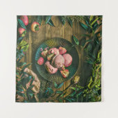 Waffelkegel Wandteppich (Vorderseite)