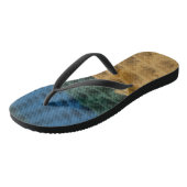 Waffelklemme Crochet Design Flip Flops Badesandalen (Schrägansicht)