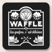 WaffelKoch Getränkeuntersetzer (Vorderseite)