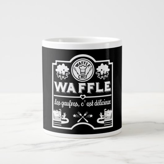 WaffelKoch Jumbo-Tasse (Vorderseite)