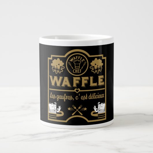 WaffelKoch Jumbo-Tasse (Vorderseite)