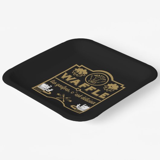 WaffelKoch Pappteller (Gewinkelt)