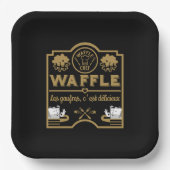WaffelKoch Pappteller (Vorderseite)