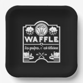 WaffelKoch Pappteller (Vorderseite)
