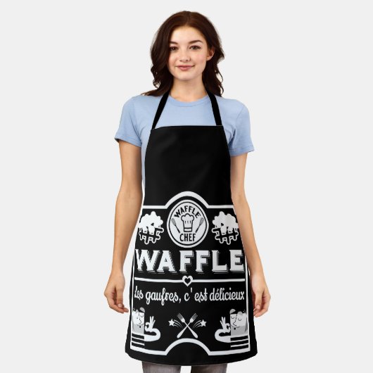 WaffelKoch Schürze (Getragen)