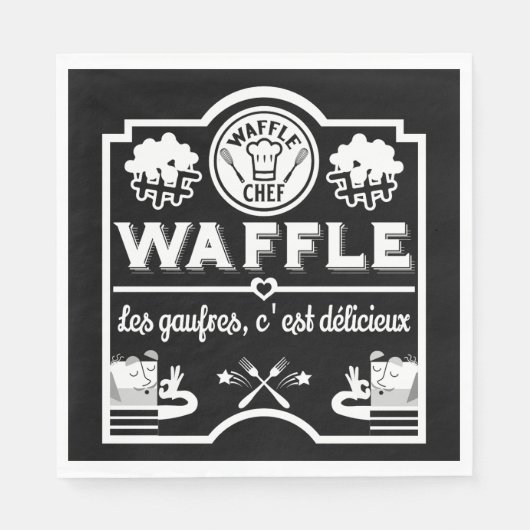 WaffelKoch Serviette (Vorderseite)