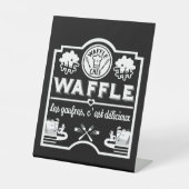 WaffelKoch Sockelschild (Vorderseite)