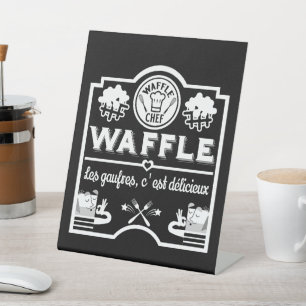 WaffelKoch Sockelschild